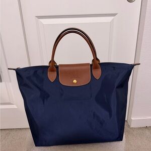 Longchamp Le Pliage Original M Tote Bag — Great Pre-Owned Condition